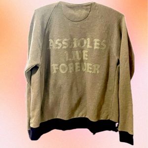 COPY - A$$holes live forever varsity type of jacket.